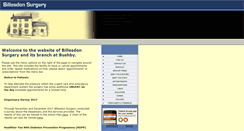 Desktop Screenshot of billesdonsurgery.co.uk